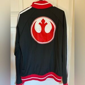Star Wars Rebel Track Jacket Sz L New with Tags